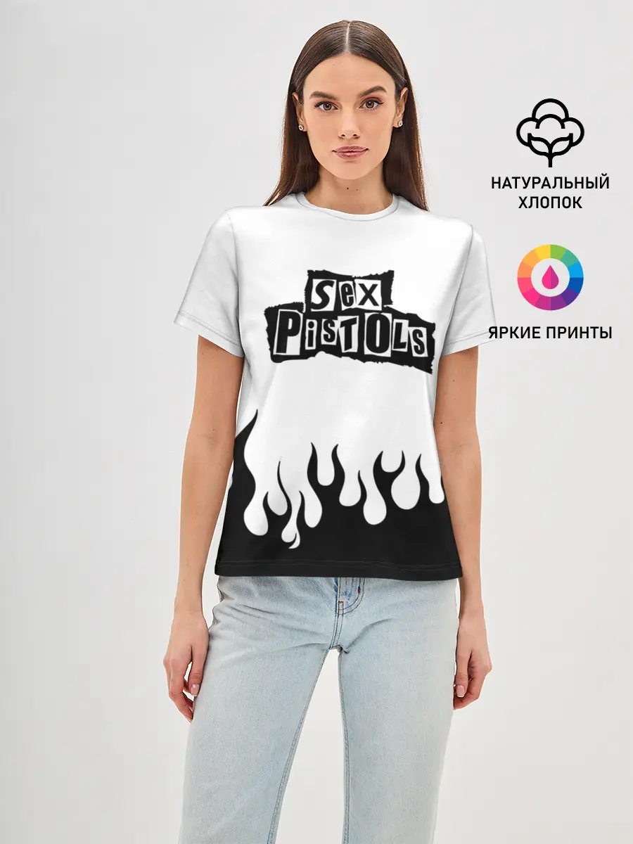 Женская базовая футболка / Sex Pistols