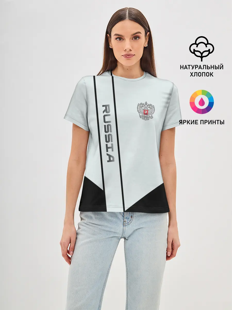 Женская базовая футболка / Russia