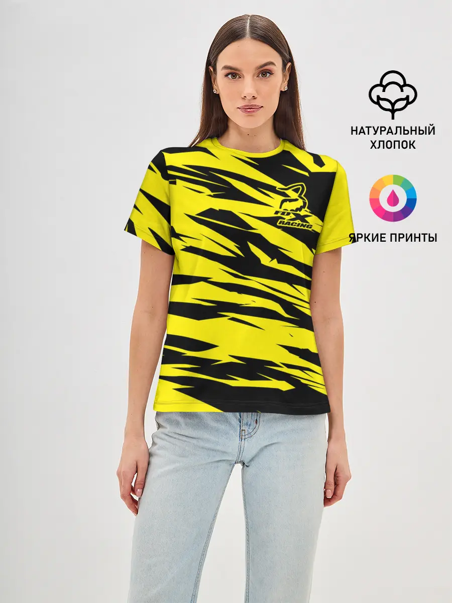 Женская базовая футболка / Форма для мотокросса FOX