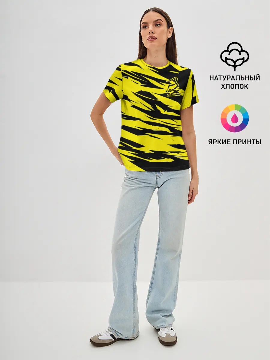 Женская базовая футболка / Форма для мотокросса FOX