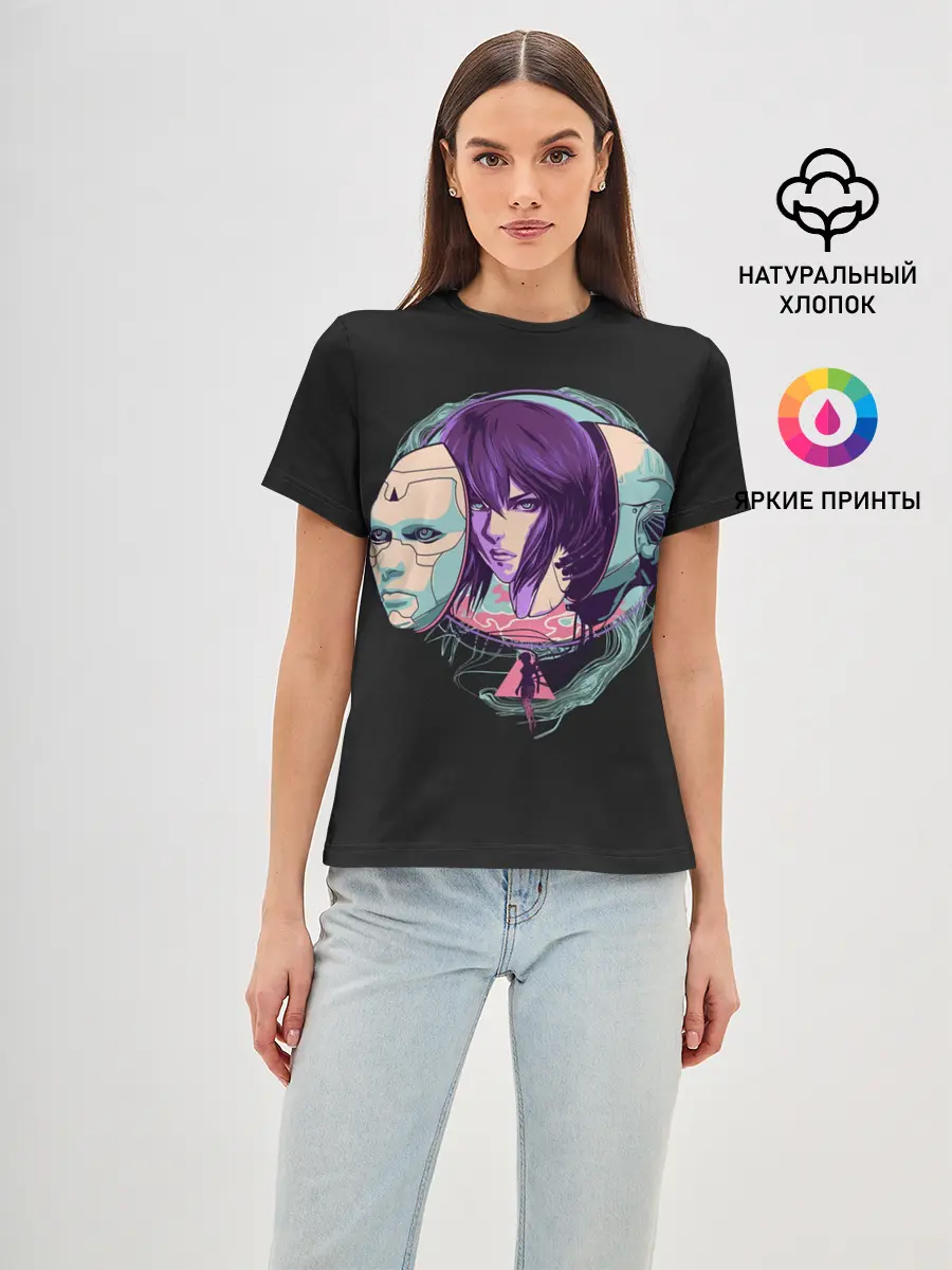 Женская базовая футболка / Мотоко Арт