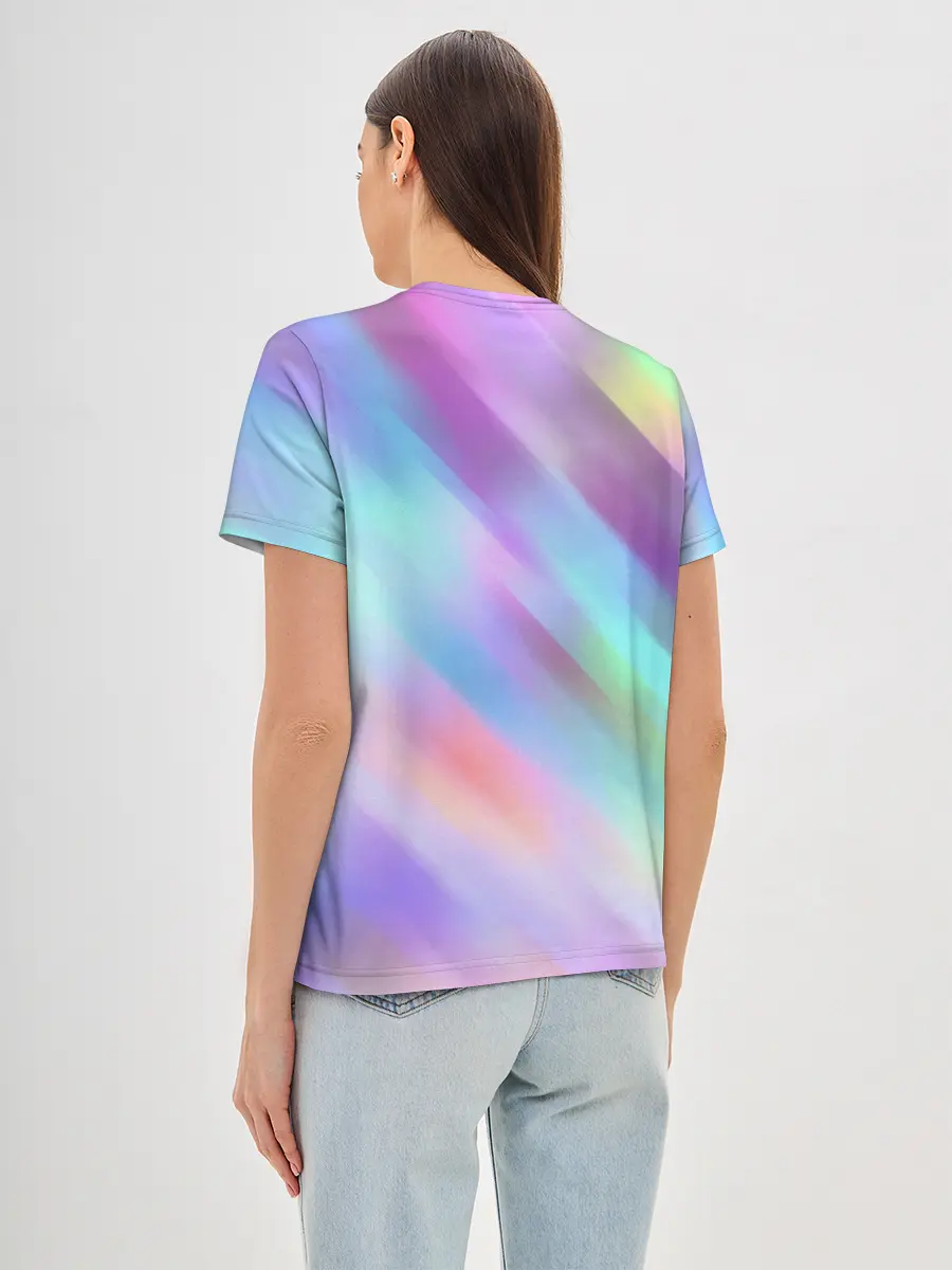 Женская базовая футболка / ГРАДИЕНТ