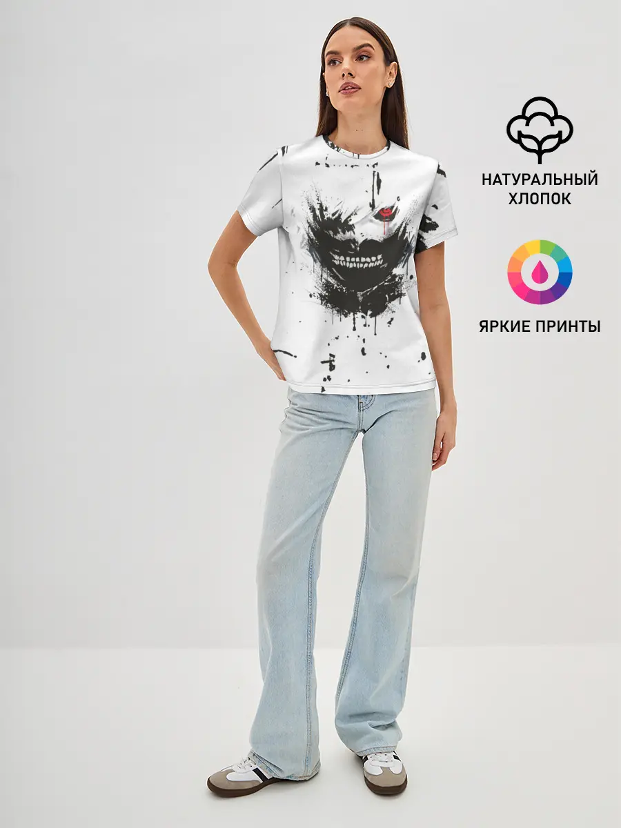 Женская базовая футболка / Kaneki Ken