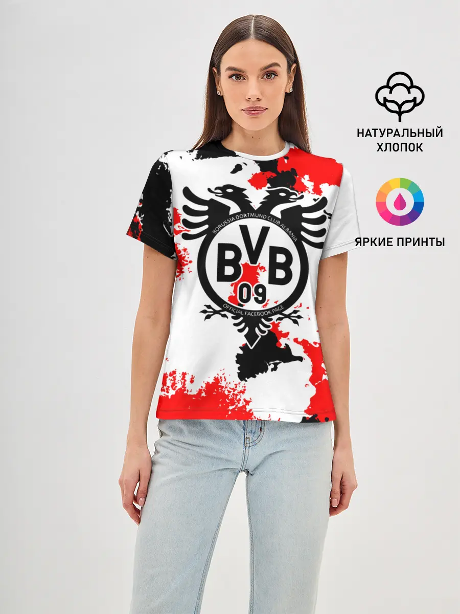 Женская базовая футболка / FC Borussia