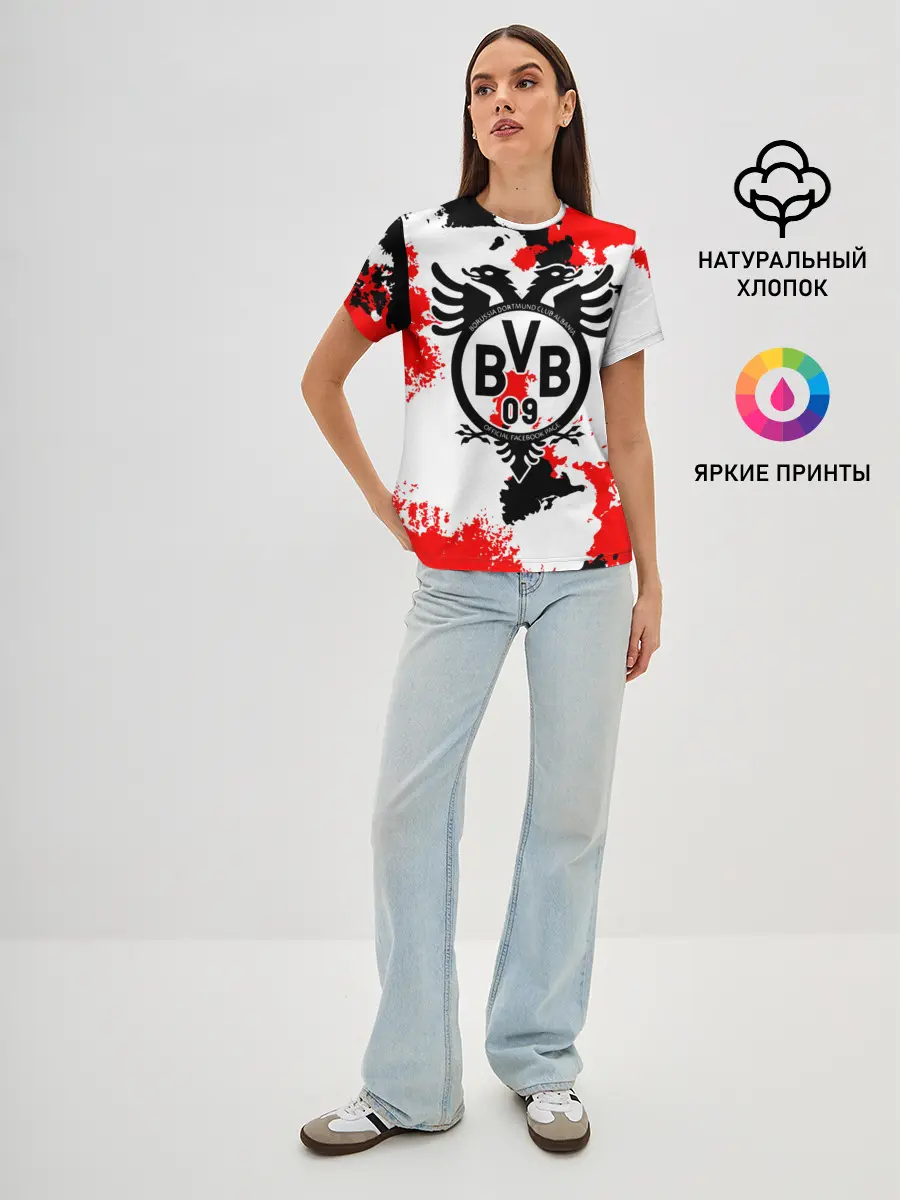 Женская базовая футболка / FC Borussia