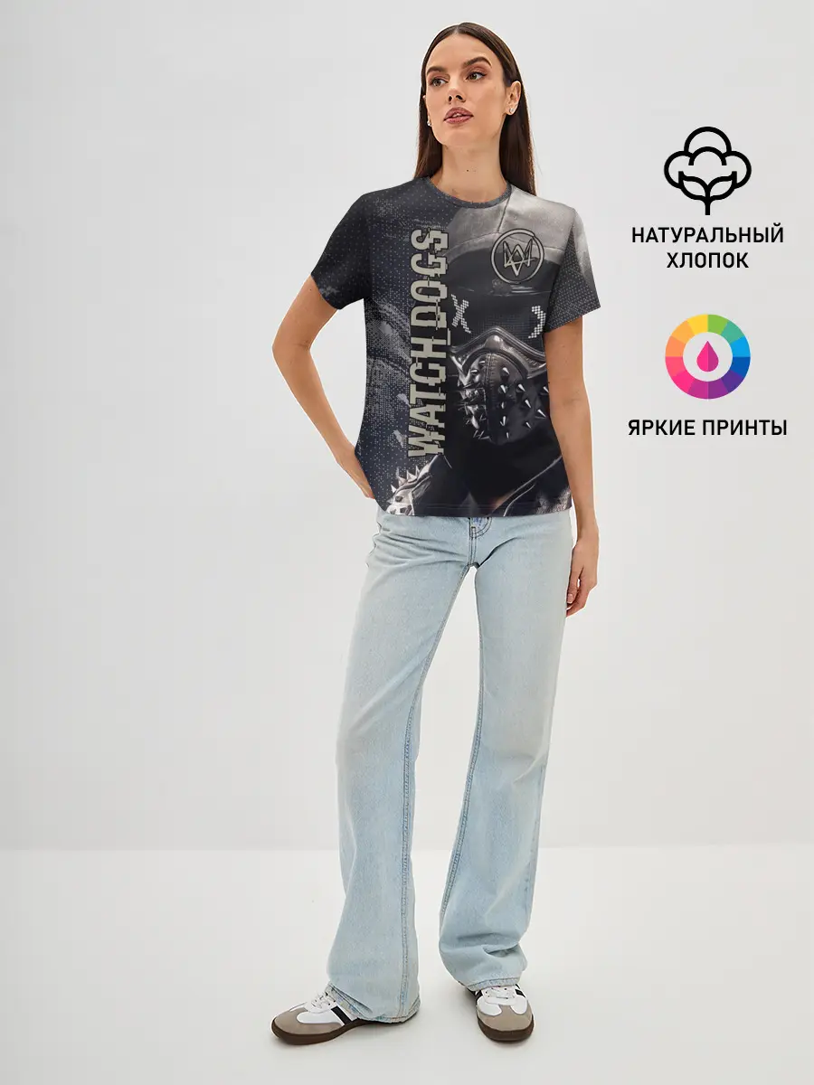 Женская базовая футболка / WATCH DOGS