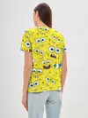 Женская базовая футболка / Губка Боб / SpongeBob pattern