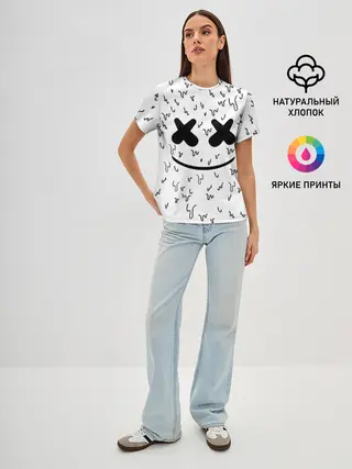 Женская базовая футболка / MARSHMELLO