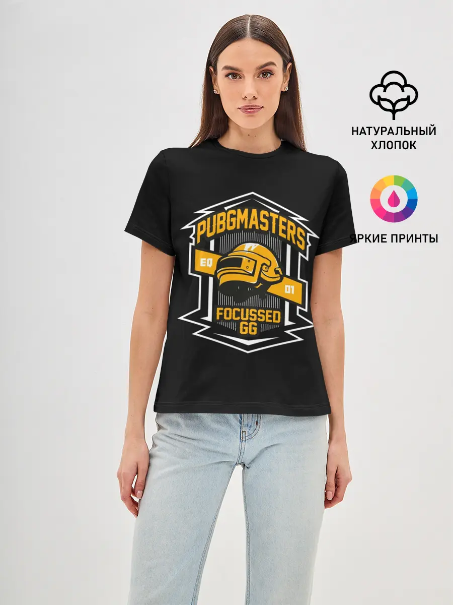 Женская базовая футболка / PUBG MASTERS