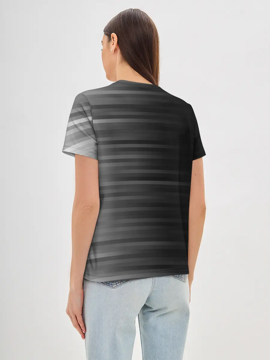 Женская базовая футболка / Cyberpunk 2077 WE HAVE A CITY TO BURN!