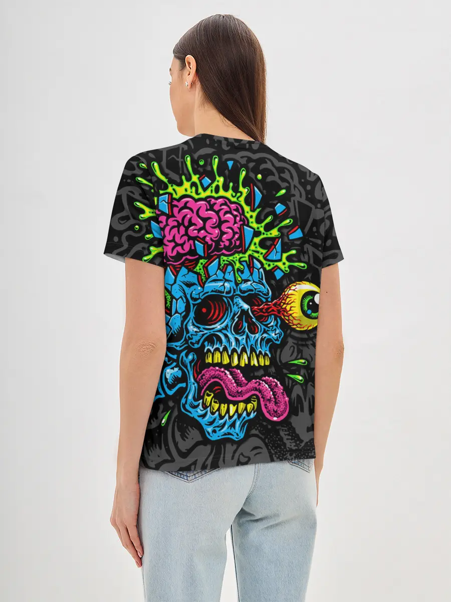 Женская базовая футболка / Взрыв мозгов