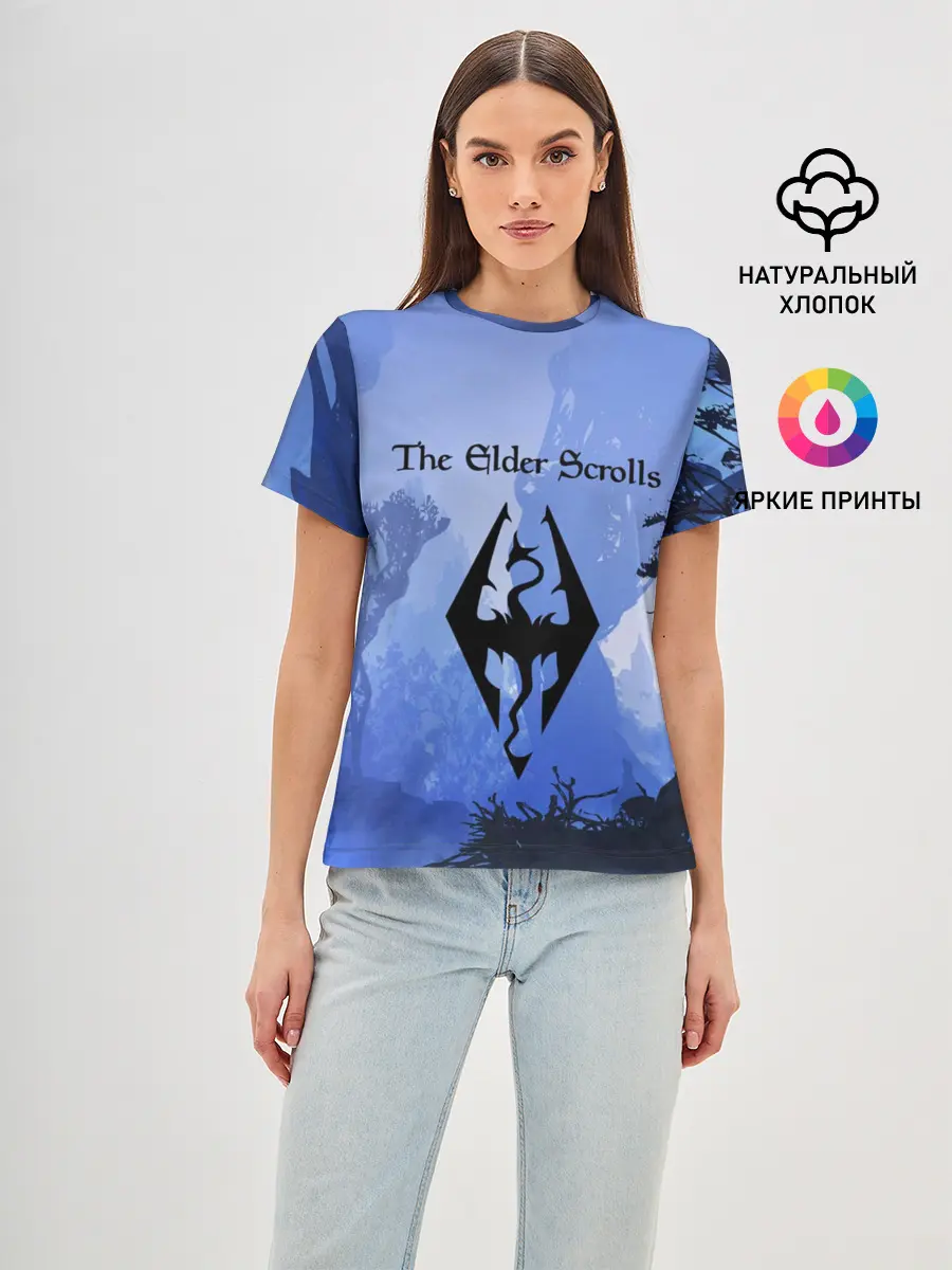 Женская базовая футболка / The Elder Scrolls