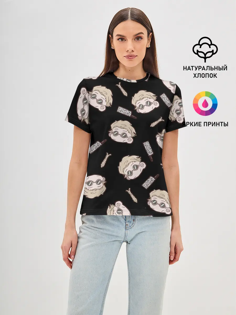 Женская базовая футболка / Нанами Кенто Магическая битва