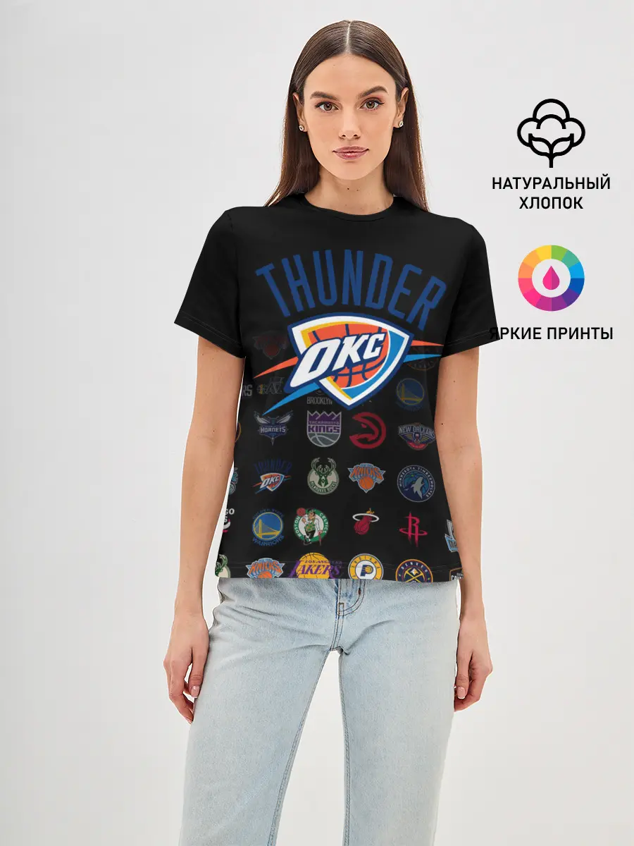 Женская базовая футболка / Oklahoma City Thunder