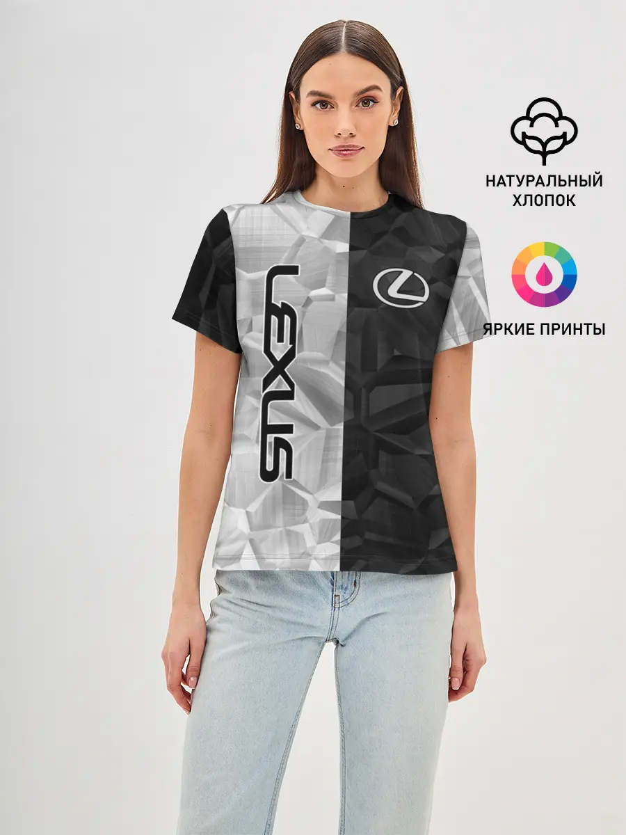 Женская базовая футболка / Lexus | Лексус