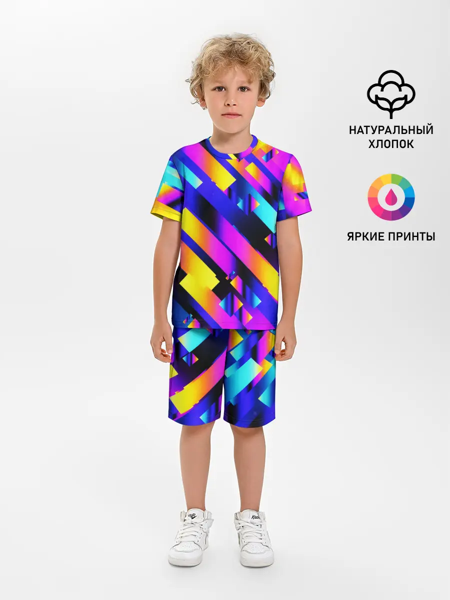 Детская пижама с шортами / Rectangle