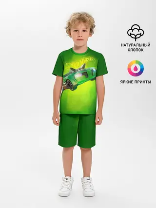 Детская пижама с шортами / Hot Wheels. Хот Вилс