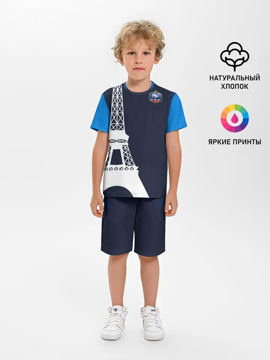Детская пижама с шортами / Сборная Франции форма