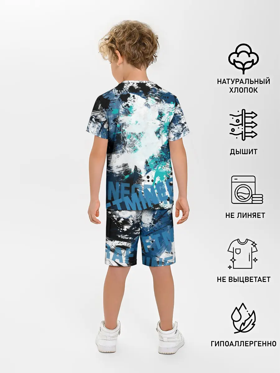 Детская пижама с шортами / Minecraft / Майнкрафт