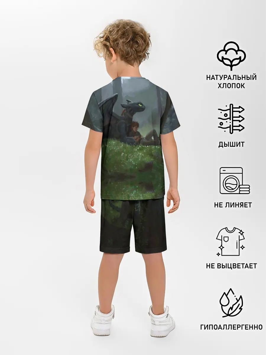 Детская пижама с шортами / Верные друзья