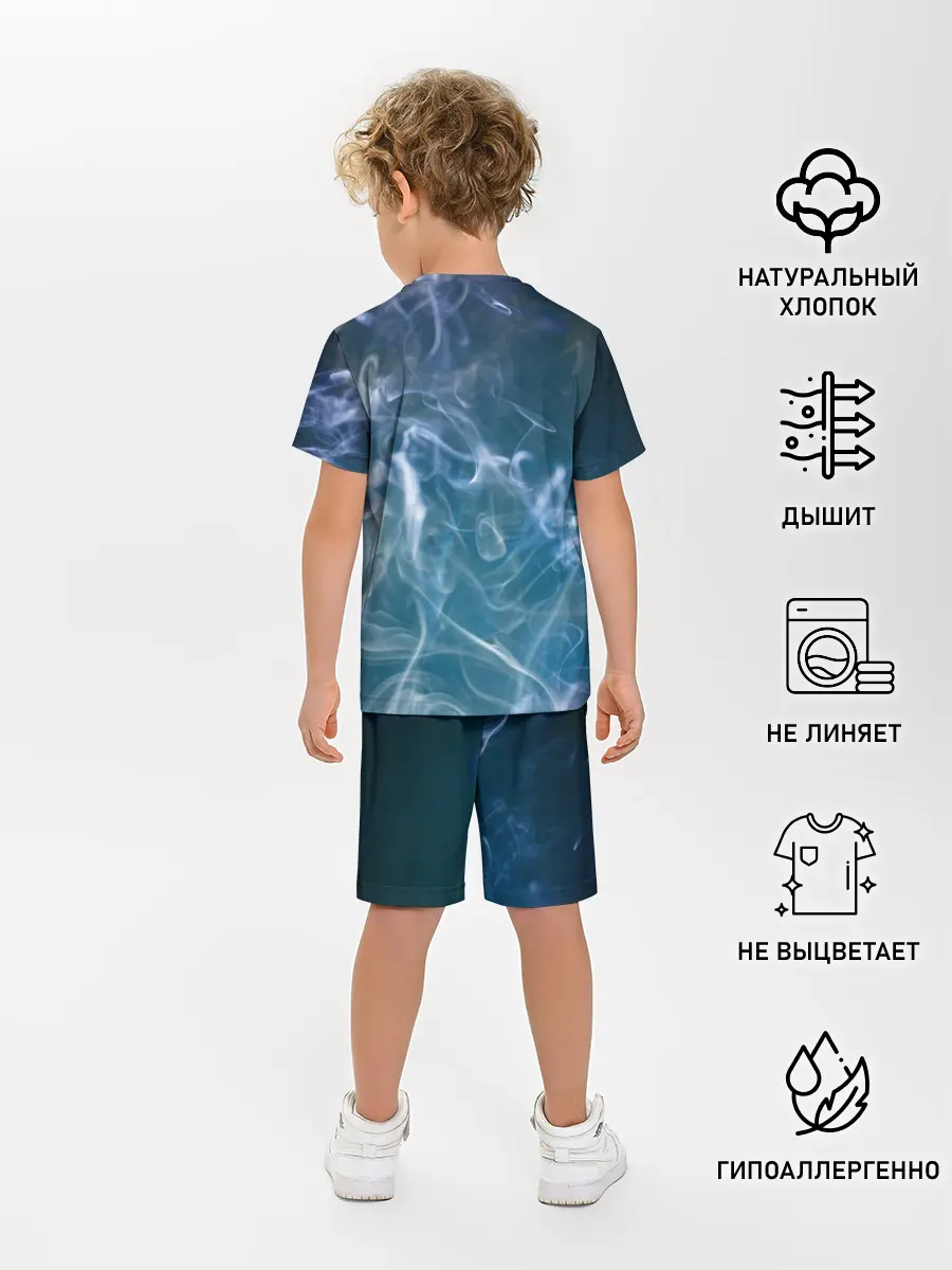 Детская пижама с шортами / Луна