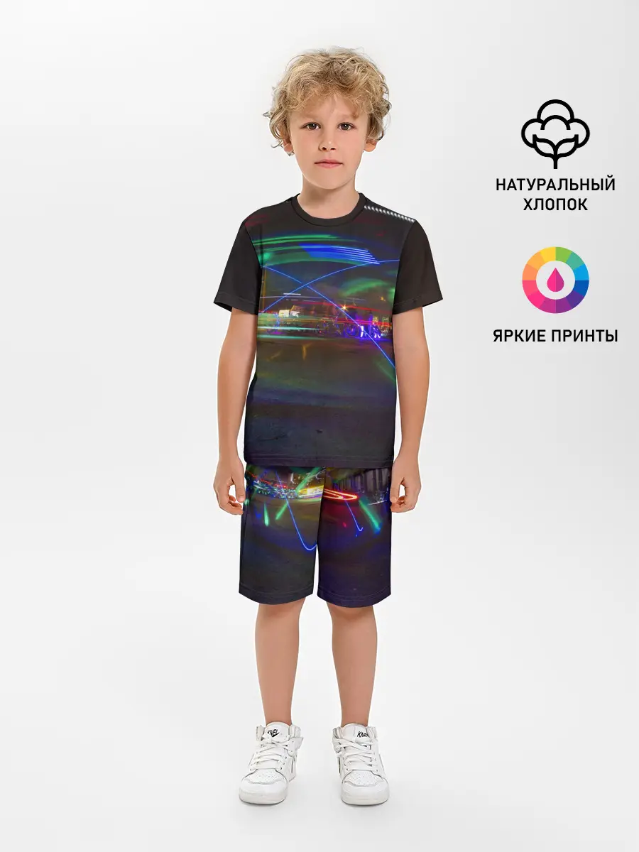 Детская пижама с шортами / Neon