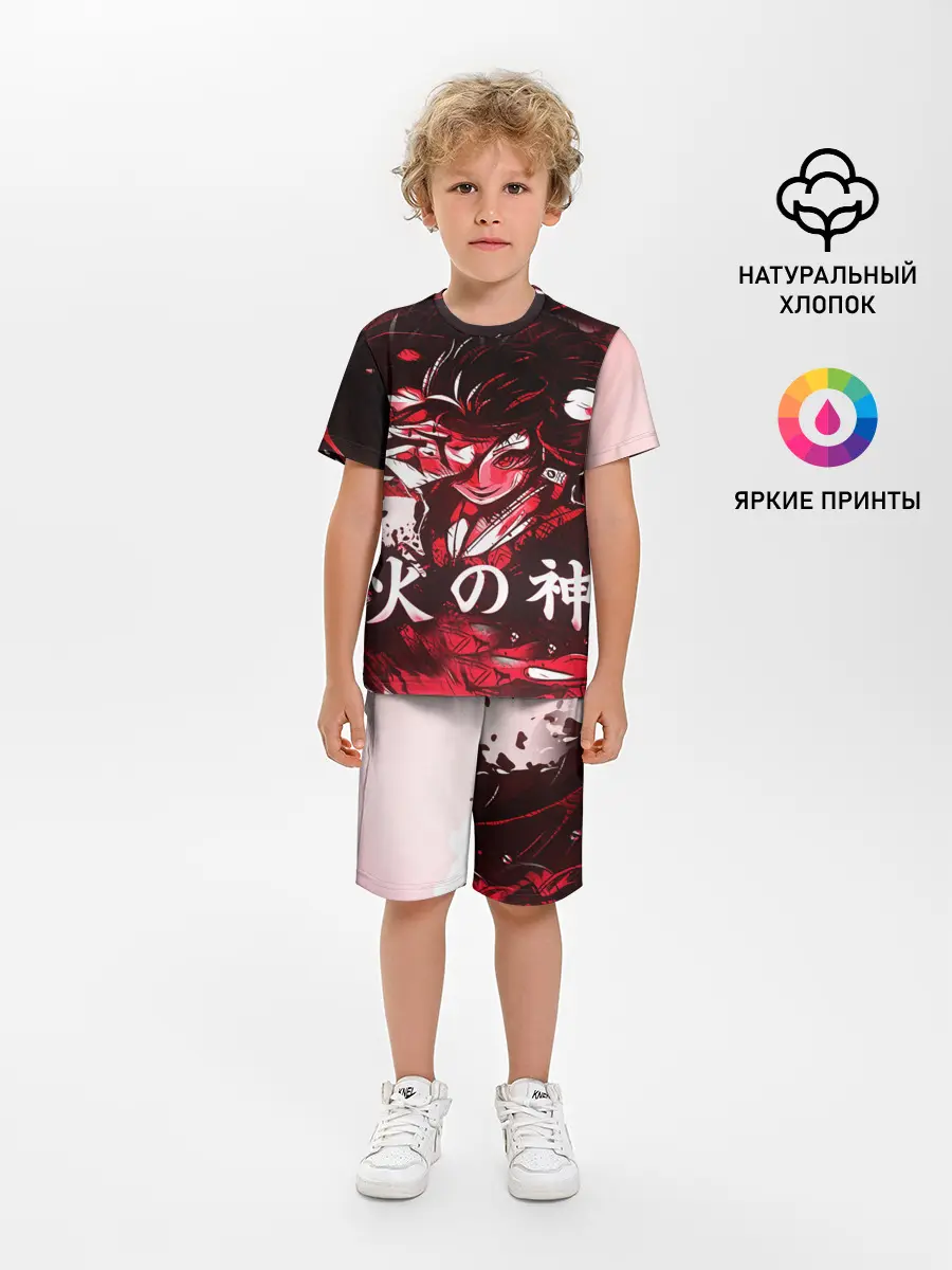 Детская пижама с шортами / КЛИНОК РАССЕКАЮЩИЙ ДЕМОНОВ