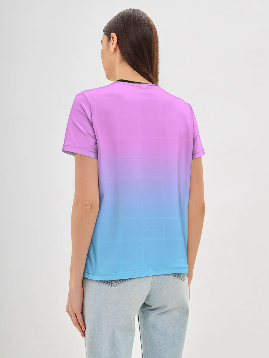 Женская базовая футболка / Anime girl with sword