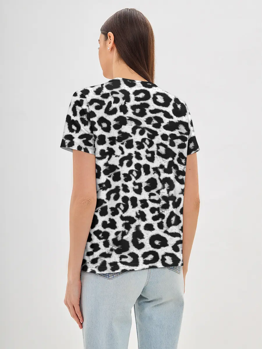 Женская базовая футболка / Снежный Барс