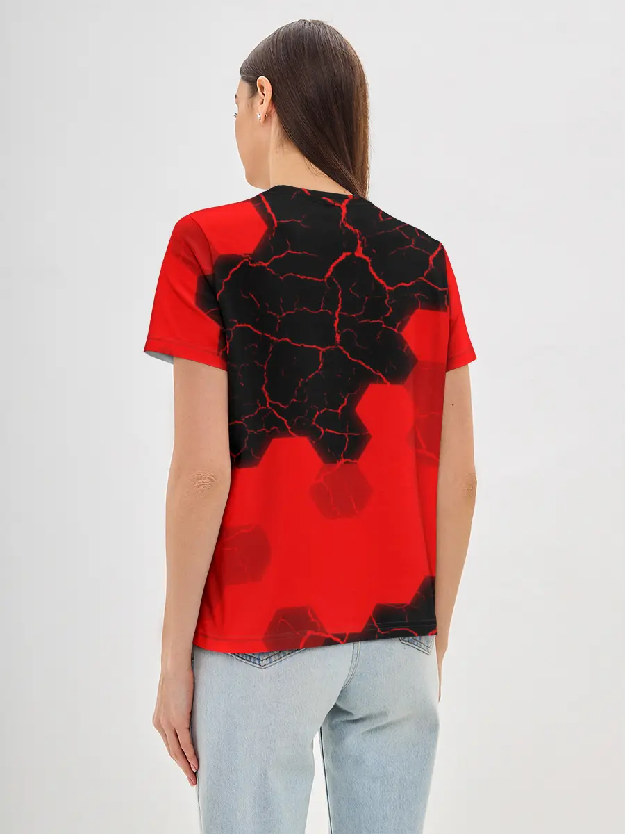 Женская базовая футболка / AMONG US / АМОНГ АС