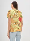 Женская базовая футболка / Applejack pattern