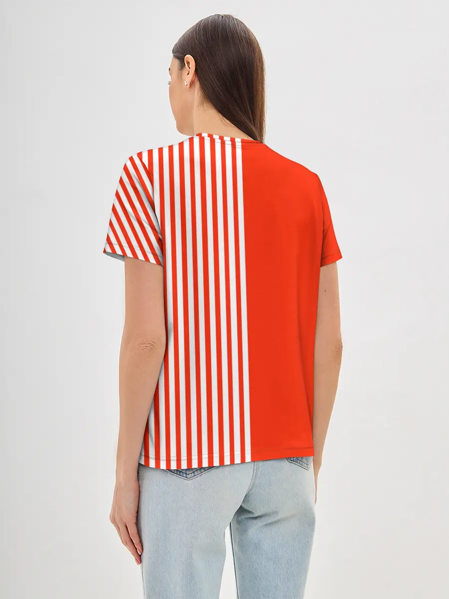 Женская базовая футболка / Сборная Дании.