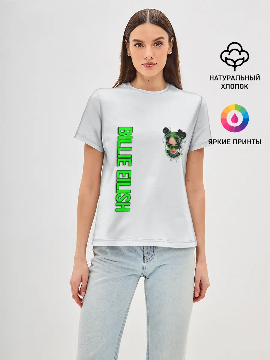 Женская базовая футболка / BILLIE EILISH