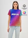 Женская базовая футболка / Pop It!/ Simple Dimple