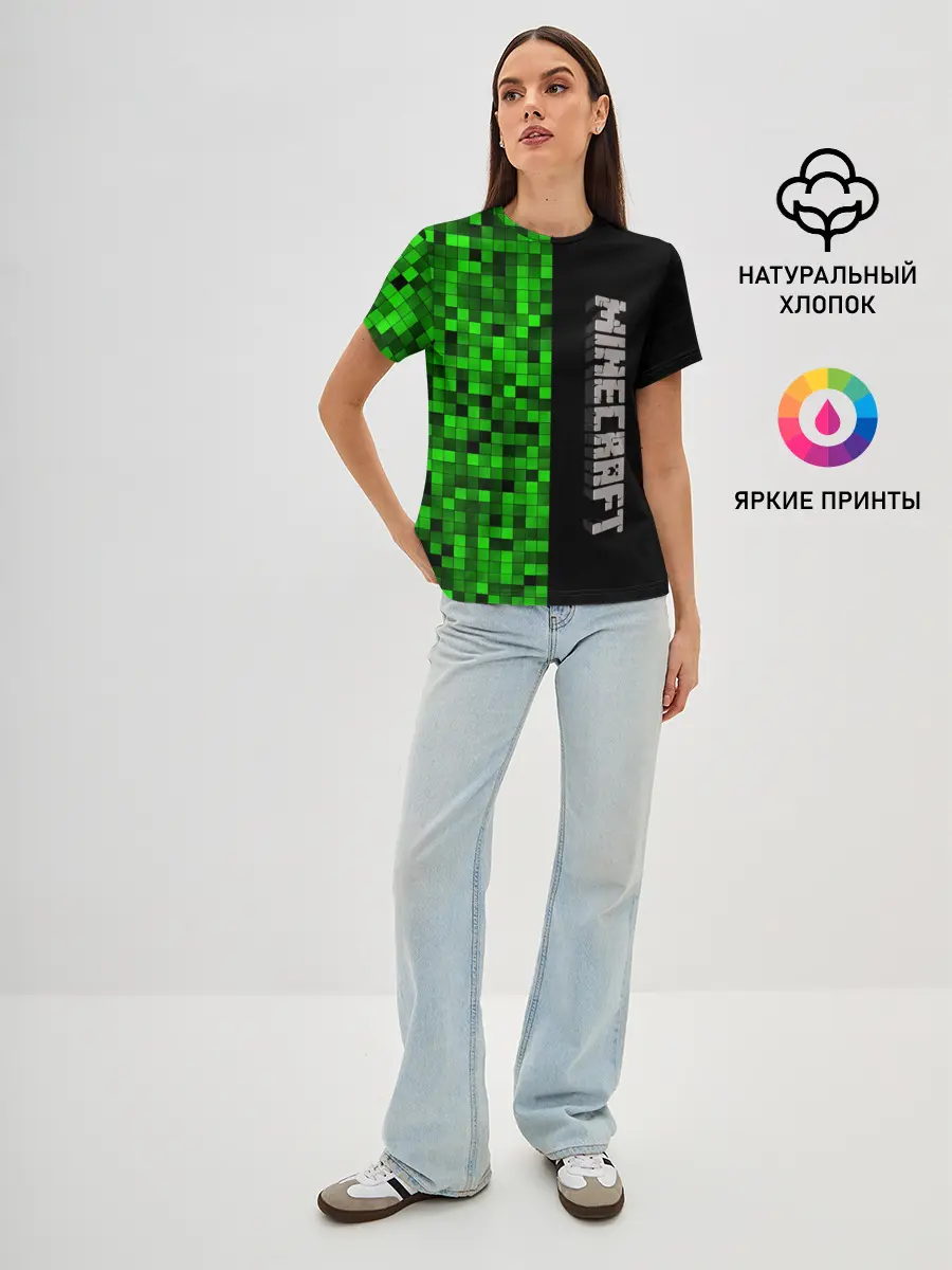 Женская базовая футболка / MINECRAFT
