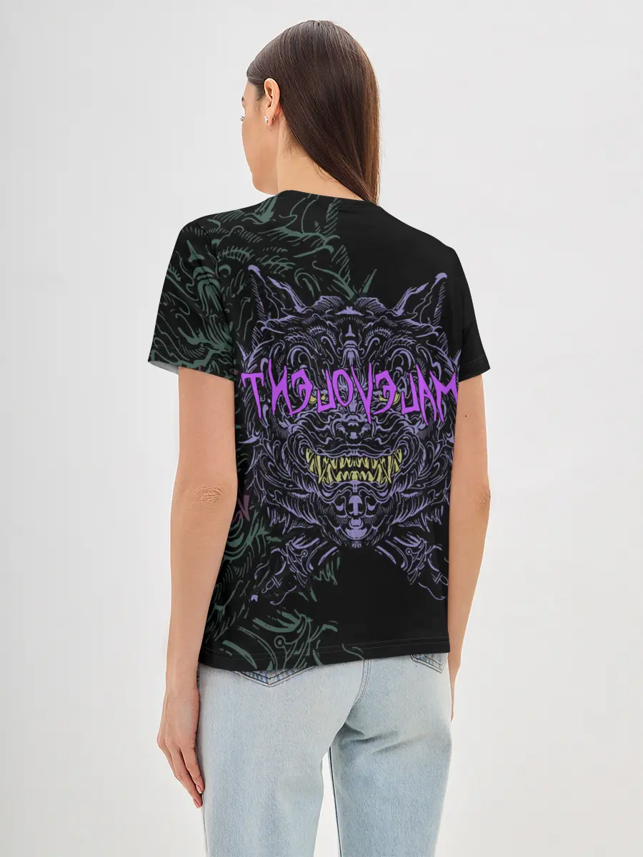 Женская базовая футболка / MALEVOLENT / ANGRY DOG