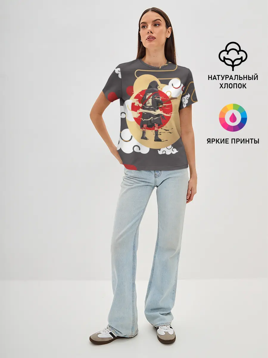 Женская базовая футболка / Ниндзя. Япония