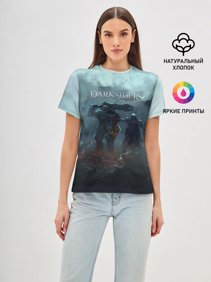 Женская базовая футболка / Darksiders | Гнев Войны