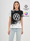 Женская базовая футболка / Volkswagen abstract sport