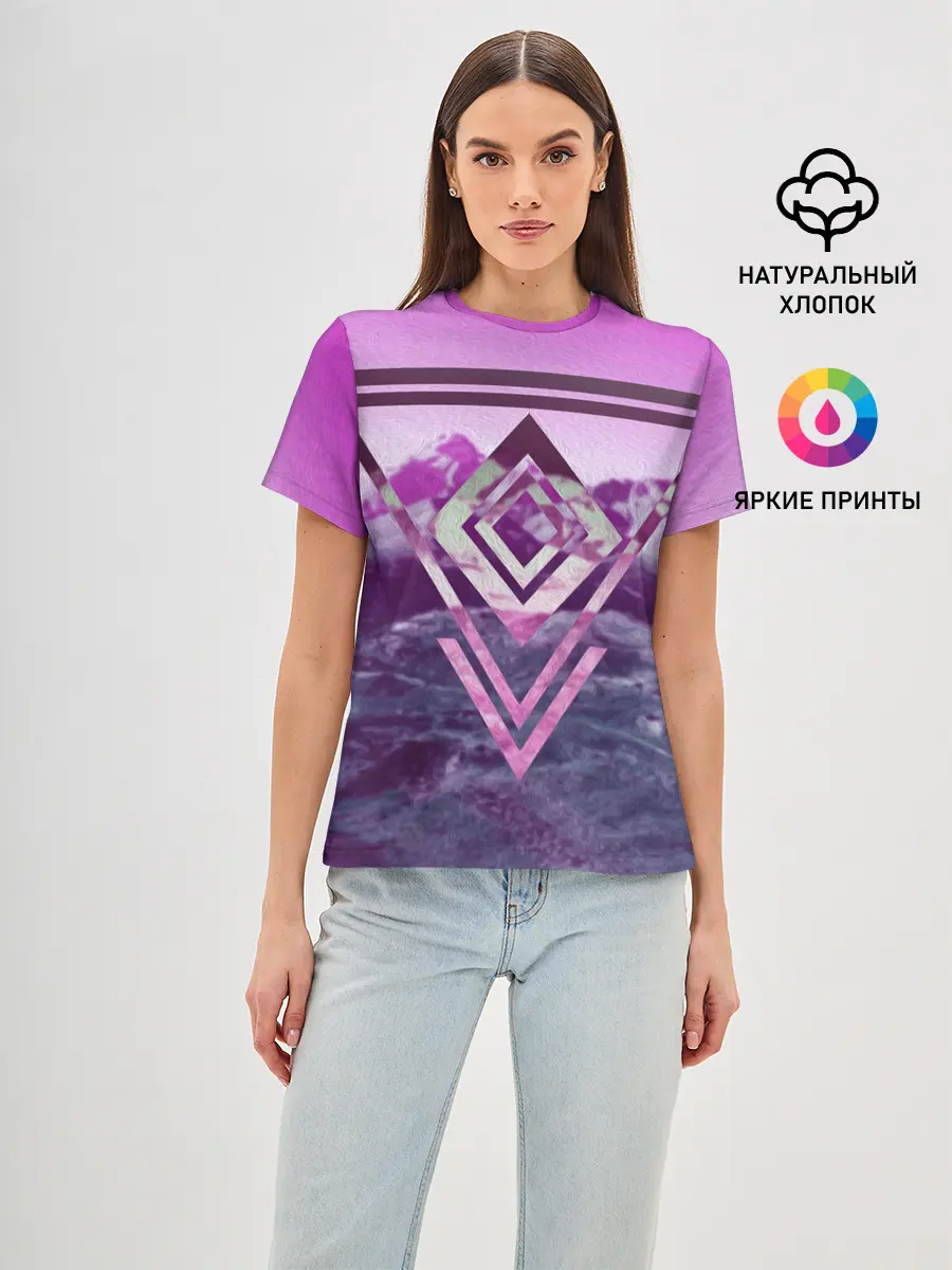 Женская базовая футболка / ИЗУМРУД