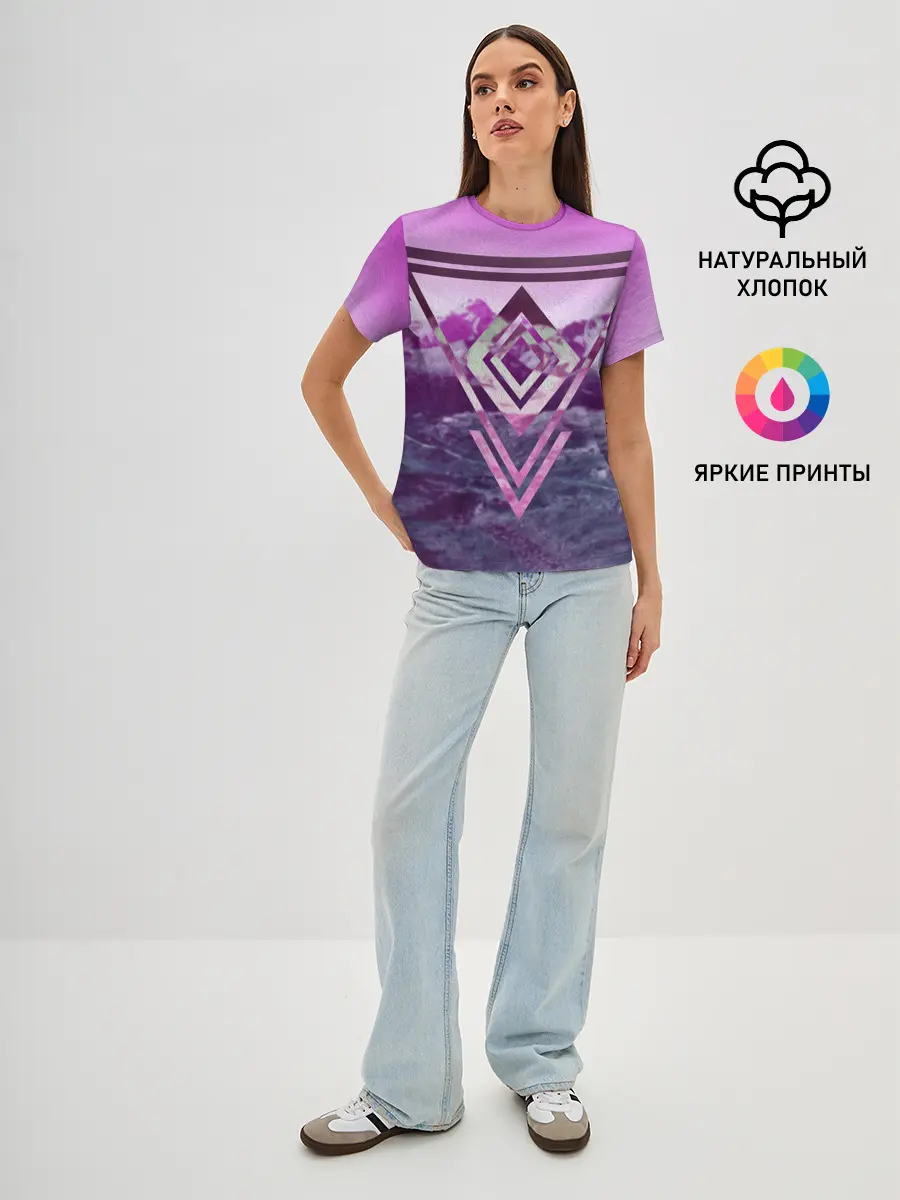 Женская базовая футболка / ИЗУМРУД