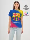 Женская базовая футболка / BARCELONA / БАРСЕЛОНА