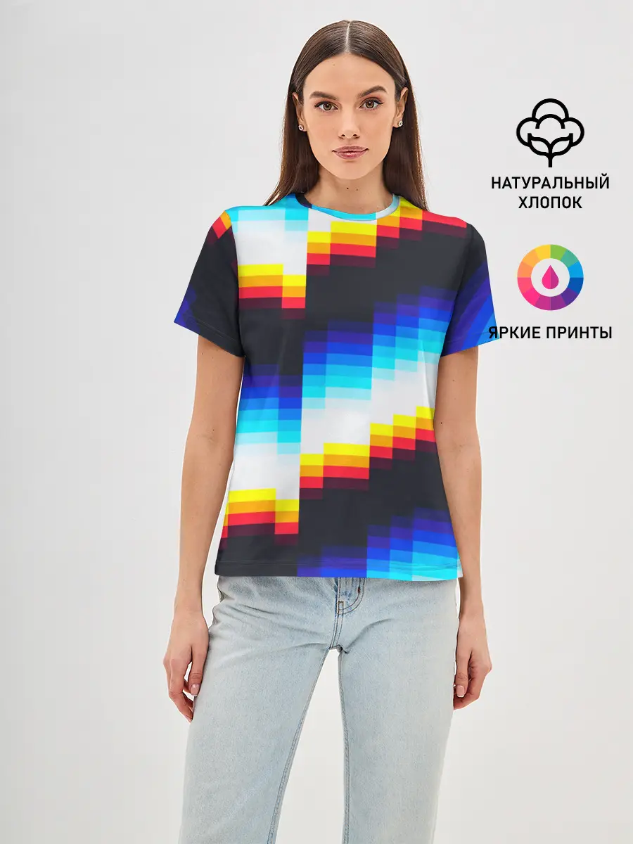 Женская базовая футболка / pantone