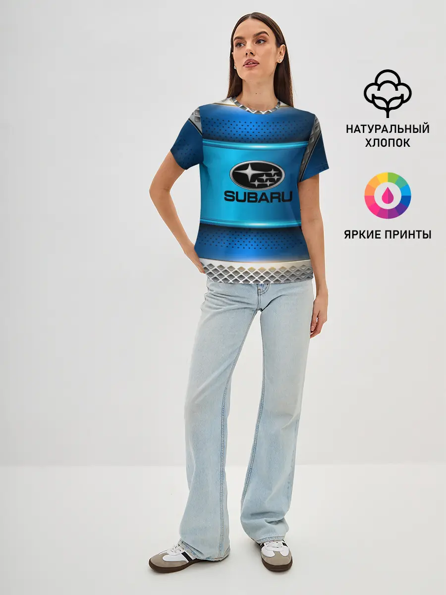 Женская базовая футболка / SUBARU sport collection