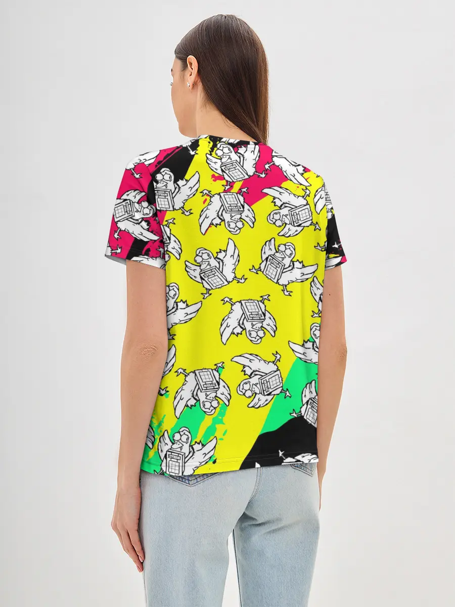 Женская базовая футболка / CS GO CHICKEN