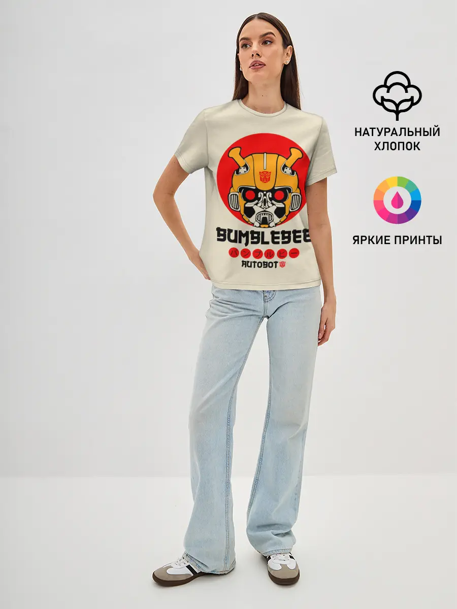 Женская базовая футболка / Трансформеры