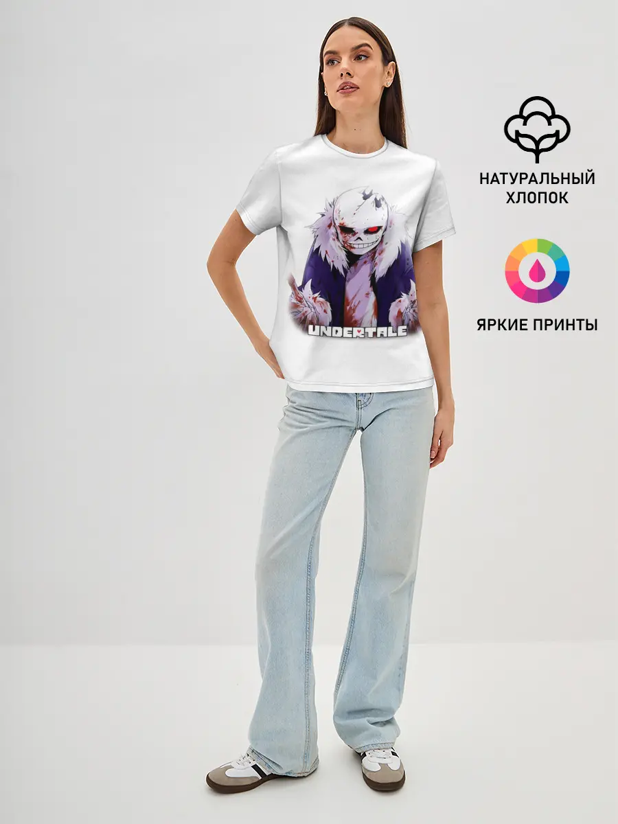 Женская базовая футболка / UNDERTALE