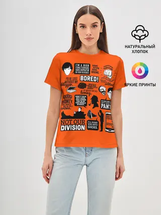 Женская базовая футболка / Sherlock