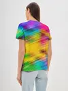 Женская базовая футболка / Радужный звездопад