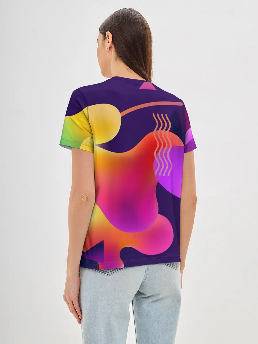 Женская базовая футболка / Rainbow T-Shirt